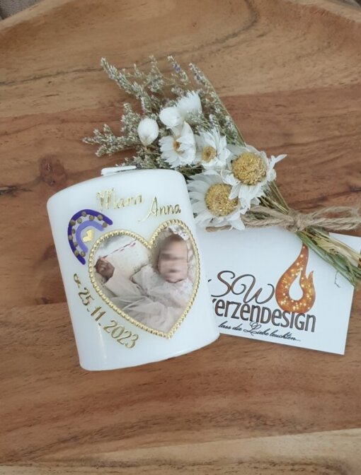Gastgeschenk "Regenbogen" 8x6cm mit Foto