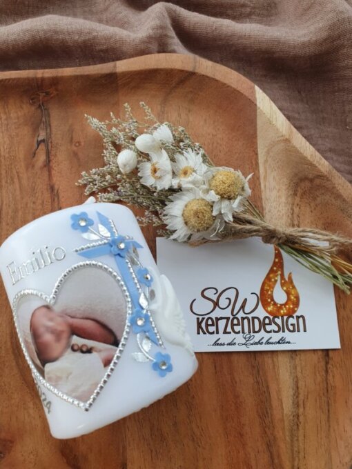 Gastgeschenk "Kreuz" 8x6cm mit Foto