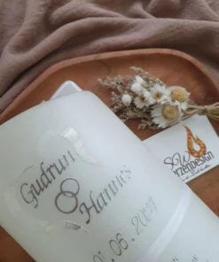 Alternative view of Hochzeitskerze "Herz"