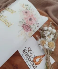 Alternative view of Hochzeitskerze "Blüten elegant"