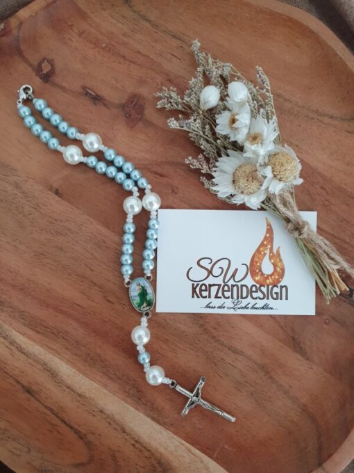 Rosenkranz "blau" groß