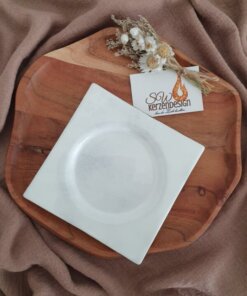 Kerzenteller "Glas quadratisch groß"
