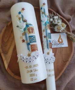 Tauf-Set "Sternenranke mit Taufsymbole"