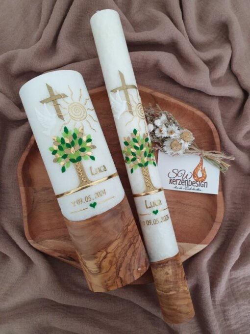 Tauf-Set "Lebensbaum" HOLZ