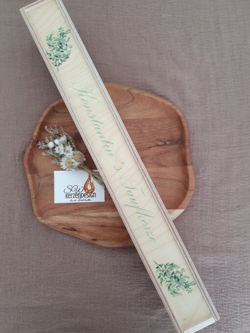 Holzbox "Blätter grün" – Bild 2