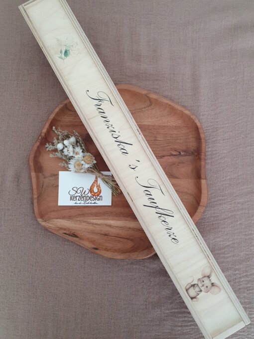 Holzbox "Maus mit Blätter" – Bild 2