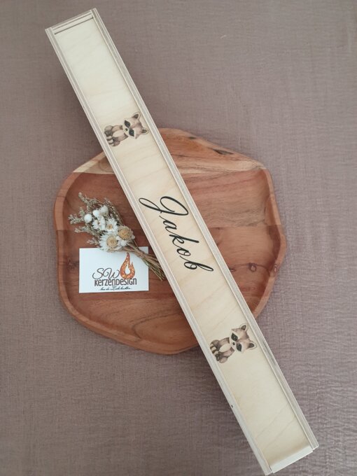 Holzbox "Waschbär" – Bild 2